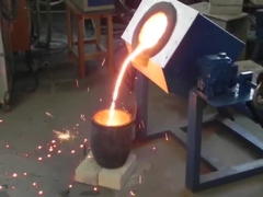 50/60HZ 70kg 高周波インダクション溶融炉 1年間の無料保証