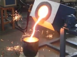50/60HZ 70kg 高周波インダクション溶融炉 1年間の無料保証