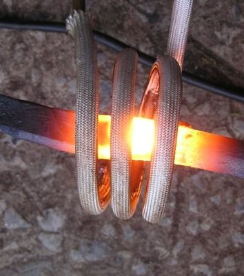 高周波電気丸棒の終わりの誘導電気加熱炉の熱い鍛造材機械